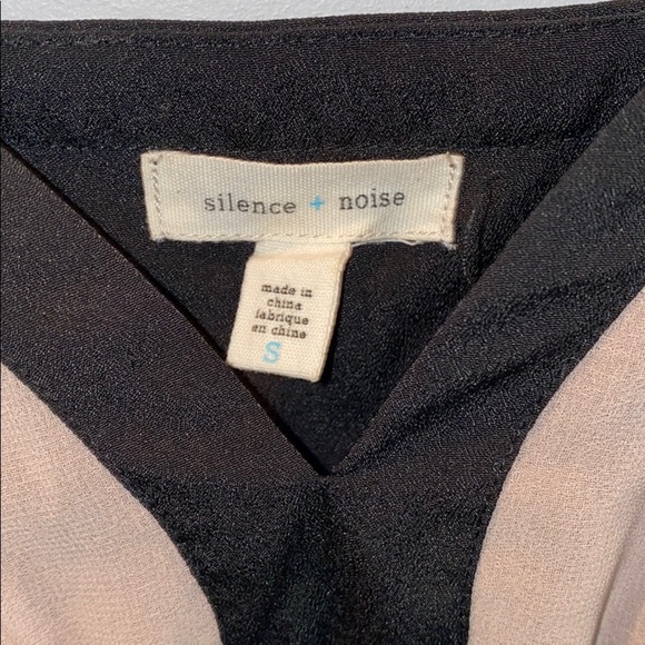 Silence + Noise Taupe and Black Slip Dress - Picture 2 of 3